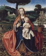 Jan provoost THe Virgin and Child in a Landscape oil